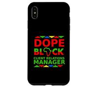 Dope Black Client Relations Manager Fier Succès Client Coque pour iPhone XS Max