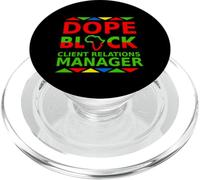 Dope Black Client Relations Manager Fier Succès Client PopSockets PopGrip pour MagSafe