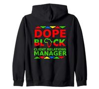 Dope Black Client Relations Manager Fier Succès Client Sweat à Capuche