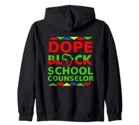 Dope Black, conseillère Scolaire, conseillère d'orientation fière d'être Noire Sweat à Capuche