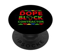 Dope Black Entrepreneur Fiers Entrepreneurs Noirs Carrière Fierté PopSockets PopGrip Adhésif