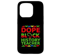 Dope Black History Professor to School Career Pride Job Coque pour iPhone 15 Pro