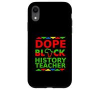 Dope Black History Professor to School Career Pride Job Coque pour iPhone XR