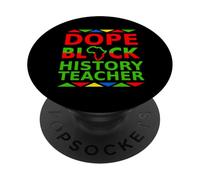 Dope Black History Professor to School Career Pride Job PopSockets PopGrip Adhésif