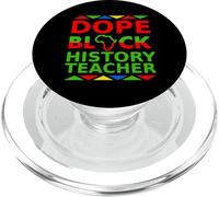 Dope Black History Professor to School Career Pride Job PopSockets PopGrip pour MagSafe