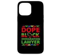 Dope Black Immigration Lawyer Fier Black Attorney Career Coque pour iPhone 13 Pro Max