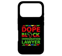 Dope Black Immigration Lawyer Fier Black Attorney Career Coque pour iPhone 17 Pro