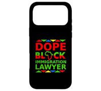 Dope Black Immigration Lawyer Fier Black Attorney Career Coque pour iPhone 17 Pro Max