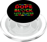 Dope Black Luth Player African American Lutentist Musicien PopSockets PopGrip pour MagSafe