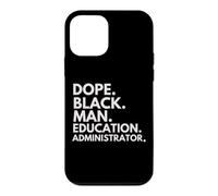Dope Black Man, administrateur de l'éducation, African American Pride Coque pour iPhone 12 Mini