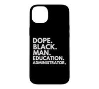 Dope Black Man, administrateur de l'éducation, African American Pride Coque pour iPhone 14 Plus