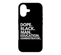 Dope Black Man, administrateur de l'éducation, African American Pride Coque pour iPhone 17