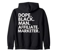 Dope Black Man, Agent de Marketing affilié, African American Pride Sweat à Capuche