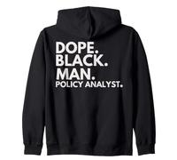 Dope Black Man Analyste des politiques Fierté Afro-américaine Sweat à Capuche