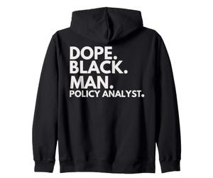Dope Black Man Analyste des politiques Fierté Afro-américaine Sweat à Capuche
