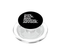 Dope Black Man Conseiller Financier Afro-Américain Pride PopSockets PopGrip pour MagSafe