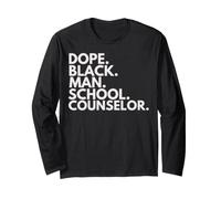 Dope Black Man, conseiller Scolaire, African American Pride Manche Longue