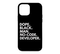 Dope Black Man Développeur sans Code African American Pride Coque pour iPhone 12 Mini
