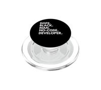 Dope Black Man Développeur sans Code African American Pride PopSockets PopGrip pour MagSafe