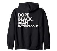 Dope Black Man, entomologiste, Afro-American Pride Sweat à Capuche