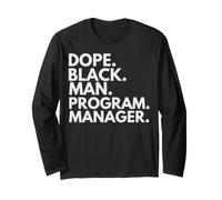 Dope Black Man Gestionnaire de Programme African American Pride Manche Longue