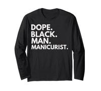 Dope Black Man Manucure African American Pride Manche Longue
