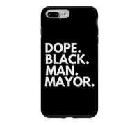 Dope Black Man Mayor African American Pride Coque pour iPhone 7 Plus/8 Plus