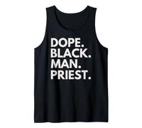 Dope Black Man Priest Afro-American Pride Débardeur