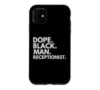 Dope Black Man Réceptionniste African American Pride Coque pour iPhone 11