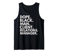 Dope Black Man Responsable des Relations avec Les Clients Heritage Pride Débardeur