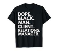 Dope Black Man Responsable des Relations avec Les Clients Heritage Pride T-Shirt