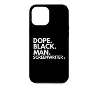 Dope Black Man Scénariste African American Pride Coque pour iPhone 12 Pro Max
