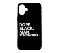 Dope Black Man Scénariste African American Pride Coque pour iPhone 16 Plus
