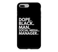 Dope Black Manager Social Media Manager African American Pride Coque pour iPhone 7 Plus/8 Plus