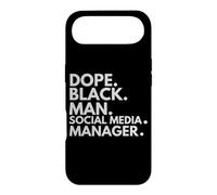 Dope Black Manager Social Media Manager African American Pride Coque pour iPhone Air