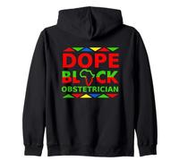 Dope Black Obstetrician Proud Black Doctor OB-GYN Pride Job Sweat à Capuche