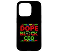 Dope Black PDG Proud Black Business Owner Pride Boss Coque pour iPhone 15 Pro