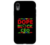 Dope Black PDG Proud Black Business Owner Pride Boss Coque pour iPhone XR