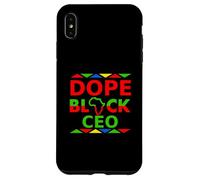 Dope Black PDG Proud Black Business Owner Pride Boss Coque pour iPhone XS Max