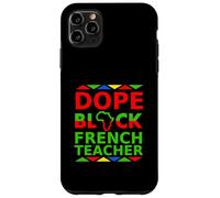 Dope Black, Professeur de français, Retour à l'école, Poste de fierté Coque pour iPhone 11 Pro Max