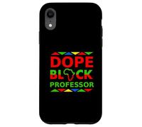 Dope Black Professor Proud Black Professional Career Pride Coque pour iPhone XR
