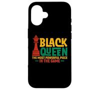 Dope Black Queen The Most Powerful Piece African American Coque pour iPhone 16