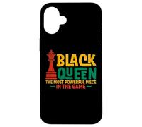 Dope Black Queen The Most Powerful Piece African American Coque pour iPhone 16 Plus