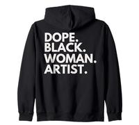 Dope Black Woman Artist Artistes Afro-américains Sweat à Capuche