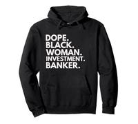 Dope Black Woman Banquier d'investissement Professionnel Autonome Sweat à Capuche