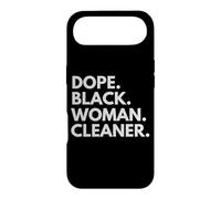 Dope Black Woman Cleaner a renforcé Le Mois de l'histoire des Noirs Coque pour iPhone Air