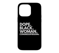 Dope Black Woman Députée au Congrès Coque pour iPhone 14 Pro Max