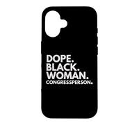 Dope Black Woman Députée au Congrès Coque pour iPhone 16