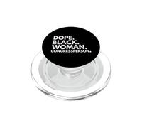 Dope Black Woman Députée au Congrès PopSockets PopGrip pour MagSafe