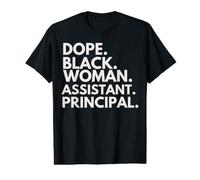 Dope Black Woman, directrice adjointe du Mois de l'histoire des Noirs T-Shirt Graphique avec Valeur